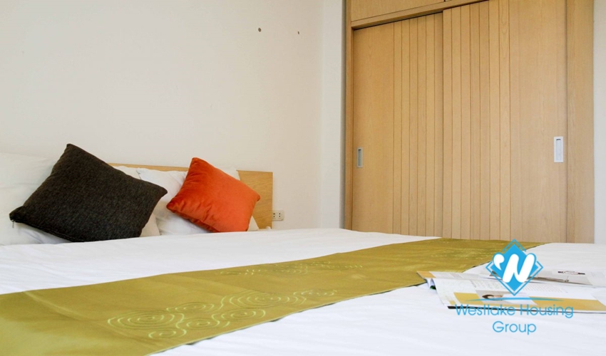 Furnished, stunning new apartment for rent on Pham Huy Thong, Ngoc Khanh, Ba Dinh, Hanoi